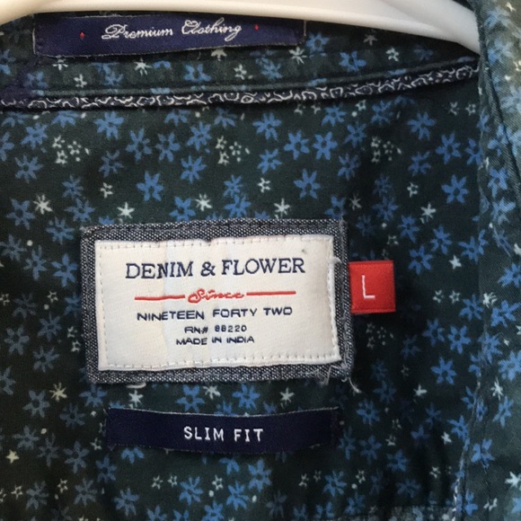 Mens button down shirt sleeve shirt - Picture 2 of 3